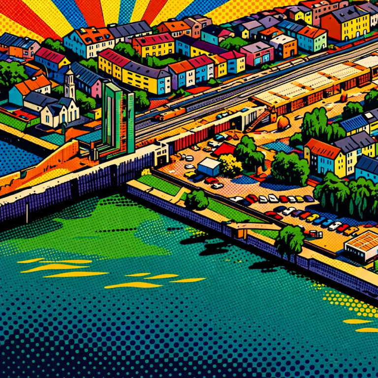 Mühlheim Rheinpanorama